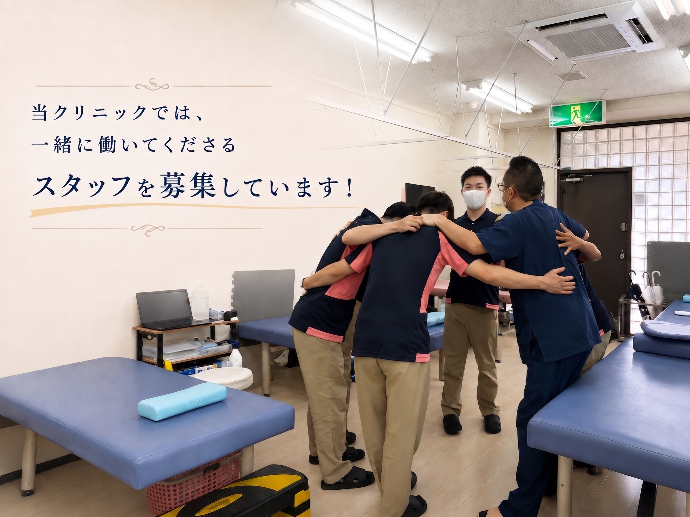 当クリニックでは、一緒に働いてくださるスタッフを募集しています！